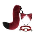 thumbnail image 2 of Conjunto de Collar y cola con Diadema y orejas Strade Fareast Limited Disfraz Rojo Negro, 2 of 8