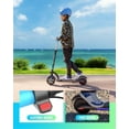 thumbnail image 5 of MIHOVER Electric Scooter for Kids, Ride on Toys 180W Motor 10mph Speed Electric Scooter with Adjustable Handlebar and LED Lights - Blue, 5 of 10