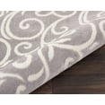 thumbnail image 4 of Eclectic Essentials Gray Bohemian Botanical Area Rug, 4 of 4