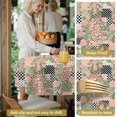 thumbnail image 5 of Pioneer Flower Floral Print Pattern Round Tablecloth 60 X 60 Inch, Wrinkle Resistant Wipeable Table Cloth for Kitchen Dining Picnic Patio Party, 5 of 6