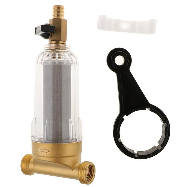 Sistema de Filtración de agua Sunnimix Filtro de Agua de Sedimentos 40 Micras 0,75 Pulgadas