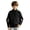 Black, variant on Toddler Boys Zip-Up Hoodie Sweatshirt with Front Pockets Long Sleeved Solid Hoodie Winter Sweaters ,Size 4-5T , Black