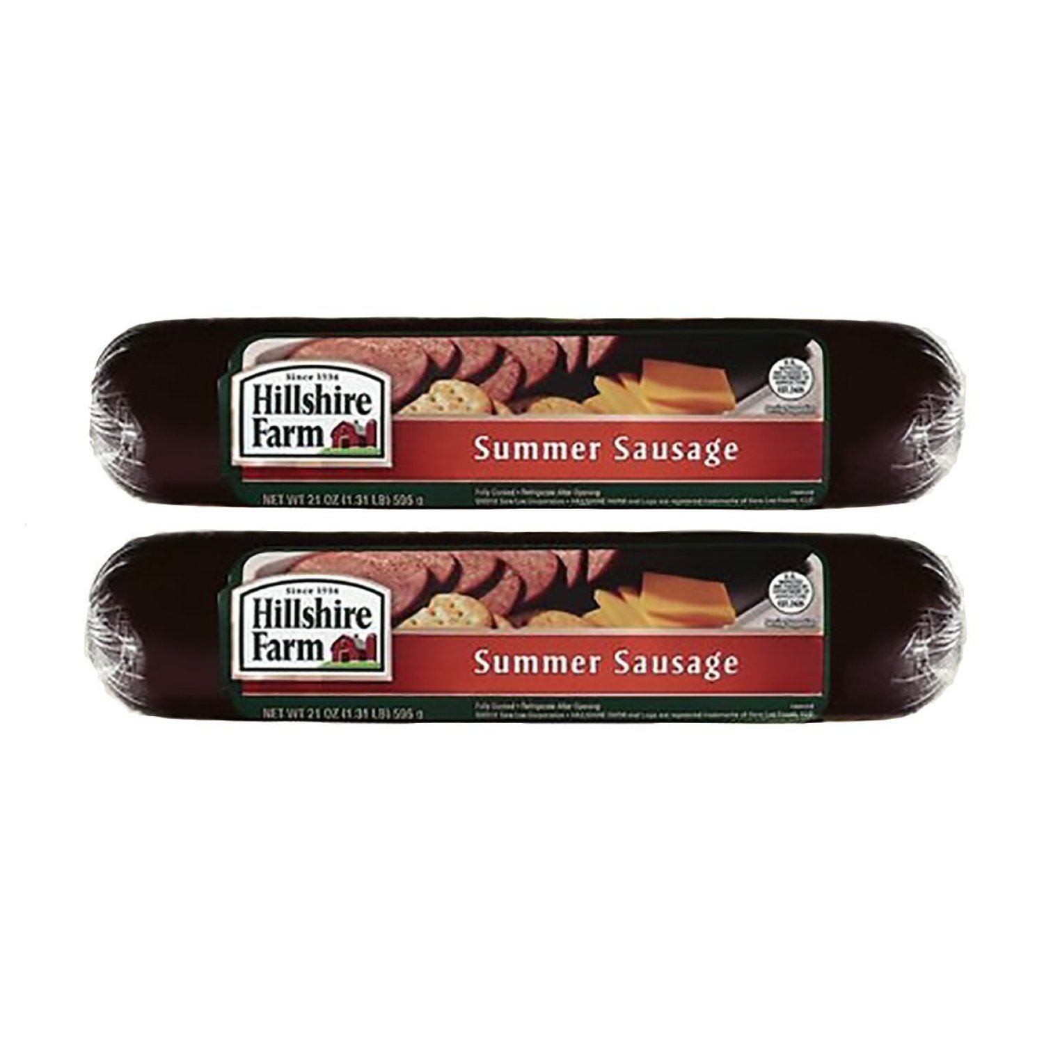 Hillshire Farm Classic Summer Sausage, 20 oz. (1.25 lb), 2Pack
