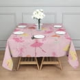 thumbnail image 3 of Ballet Princess Pattern Square Tablecloth,Waterproof Square Table Cover,Wipeable Spillproof Washable Table Cover for Home Kitchen Party Decor 60"x60"(152x152cm), 3 of 6