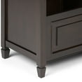 thumbnail image 6 of Simpli Home Connaught SOLID WOOD 42 inch Wide Traditional Entryway Storage Bench in Dark Chestnut Brown, 6 of 7