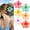 Color 1, variant on 6pcs Flower Hair Claw Clips, Hawaiian Large Flower Claw Clips for Thick or Thin Hair Strong Non-slip Hibiscus Hair Clip Tropical Beach Hair Accessories for Women Girls
