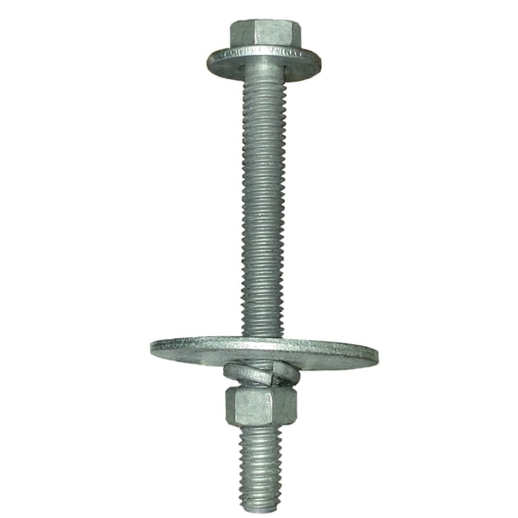 Multinautic 3/8 in. Dia. Hex Bolt and Washer Kit for Dock Installation, 3-1/2 in. long, 12-Pack