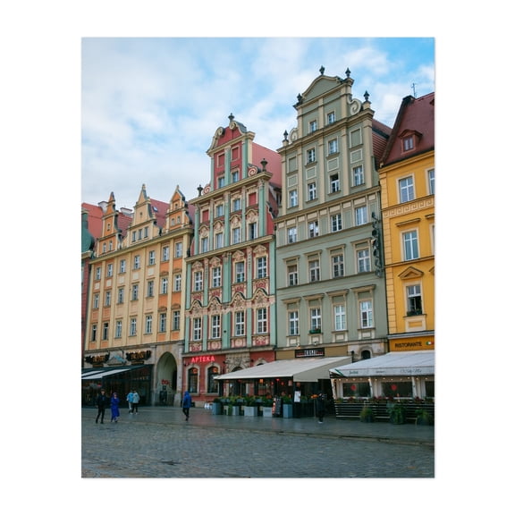 Market Square, Wrocław - Wrocław Dolnośląskie Poland Photography Unframed Wall Art Print 8 x 10 inches