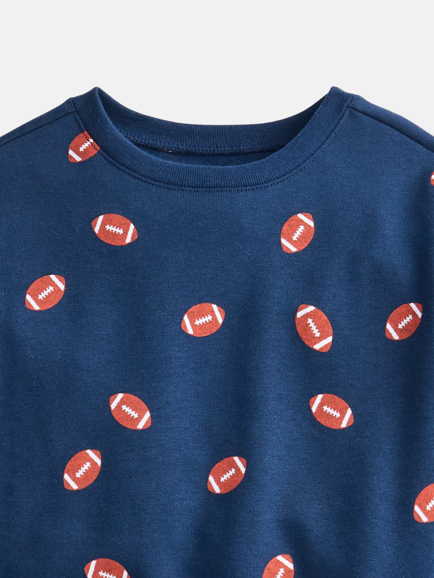 Wonder Nation Baby & Toddler Fleece Crewneck Sweatshirt, Sizes 6M-5T