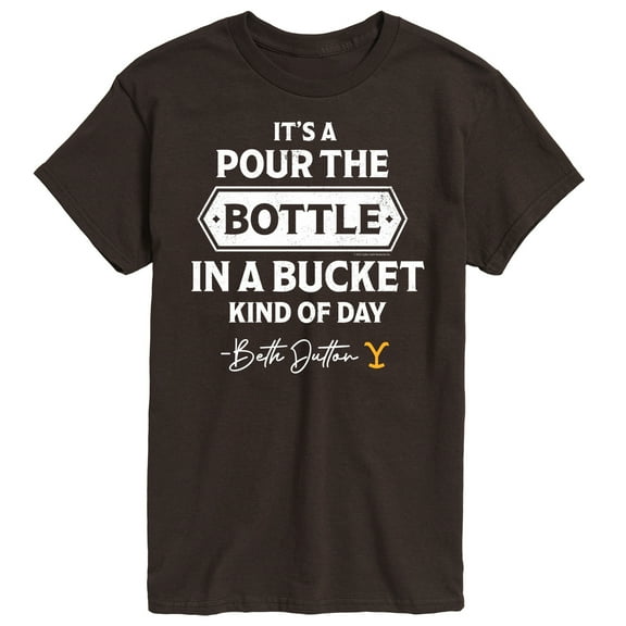 Yellowstone - Bottle In Bucket Day - Men's Short Sleeve Graphic T-Shirt