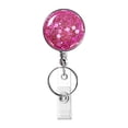 thumbnail image 1 of Dsscvnef Retractable Badge Holder Lightweight Card Reel with Key Ring Belt Clip for Teacher Student ID, 1 of 8