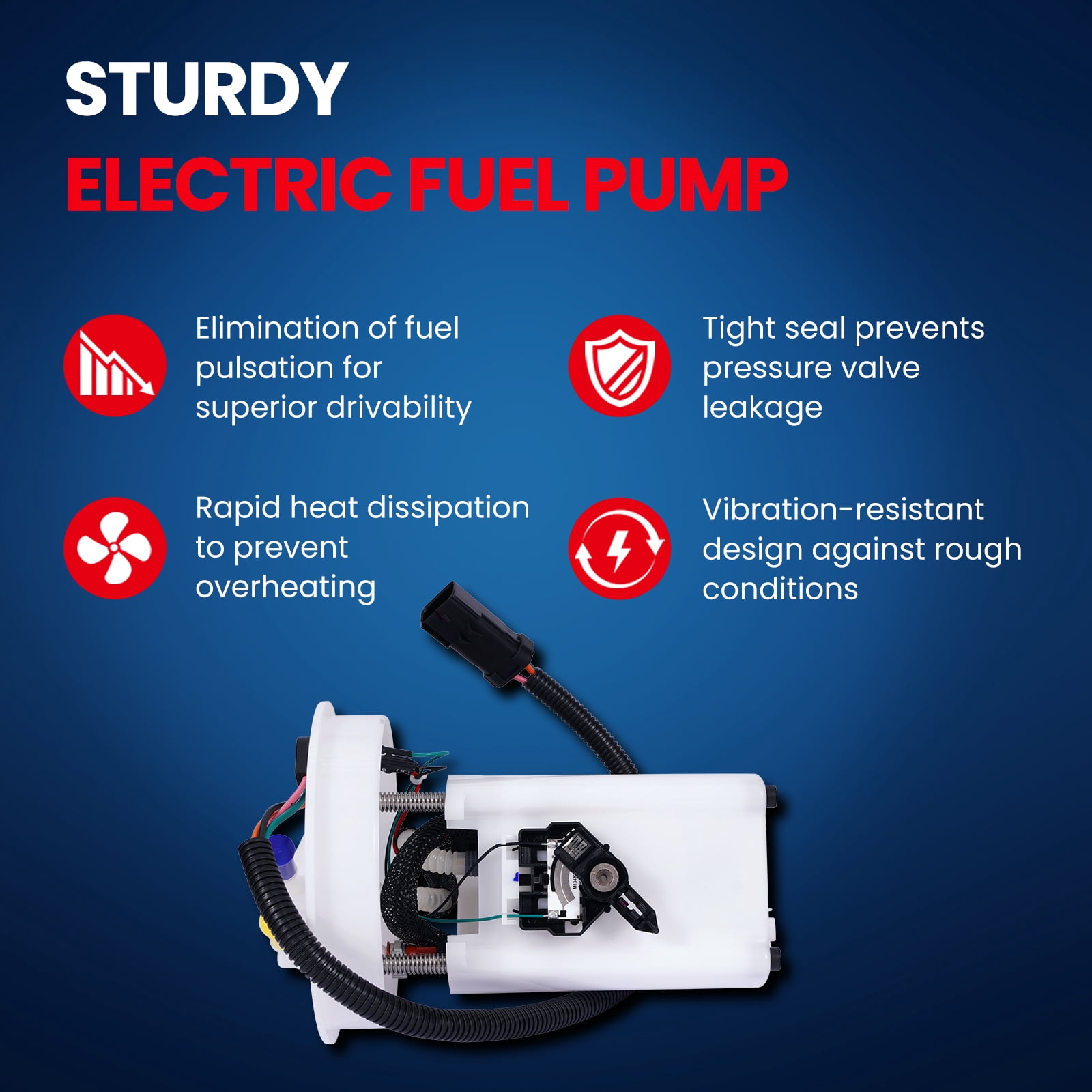 MOCA AUTOPARTS E7127MN Fuel Pump Module Assembly for 1999-2004 Jeep Grand Cherokee 4.0L 4.7L