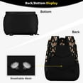 thumbnail image 5 of Backpack Cooler lunch bag 36 Can Capacity Insulated Bag for Camping, Beach, Hiking & Travel Small Eyeballs Pattern, 5 of 7