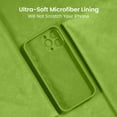 thumbnail image 5 of Designed for iPhone 15 Pro Max Case, Silicone Upgraded [Camera Protection] for iPhone 15 ProMax Case with [2 Screen Protectors], Anti-Scratch Microfiber Lining, 6.7 inch, Calke Green, 5 of 5