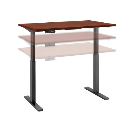 UPC: 0042976066925 | Bush Business Furniture M6S4824HCSK 48 x 24 in. Height Adjustable Standing Desk – Hansen Cherry