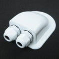 thumbnail image 1 of Double Cable Entry Housing Mount Cable Waterproof Plastic Gland Box for RV, Boats, Caravans, Marine, 1 of 13