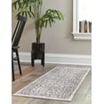 thumbnail image 4 of Rugs.com Eco Traditional Collection Rug – 6 Ft Runner Ivory Medium Rug Perfect For Hallways, Entryways, 4 of 9