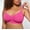 Hot Pink, variant on Women's Wireless Sculpt Bra Stretch Comfort Bralettes No Underwire Unlined Cami Bra Seamless Tshirt Bras Sports Bra Brown M