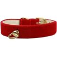 thumbnail image 1 of Velvet #70 Dog Collar Red Size 20, 1 of 1