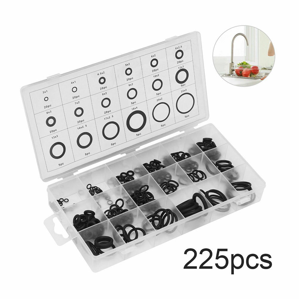 225pcs Circlip Assortment Easy to Carry for Home and Industry 