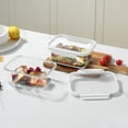 thumbnail image 5 of Better Homes & Gardens 4Cup Rectangle Glass Food Storage Container with Tritan Lid. Set of 2, 4 Pieces, Designed to Help with Pantry Storage and Everyday Organization, 5 of 8