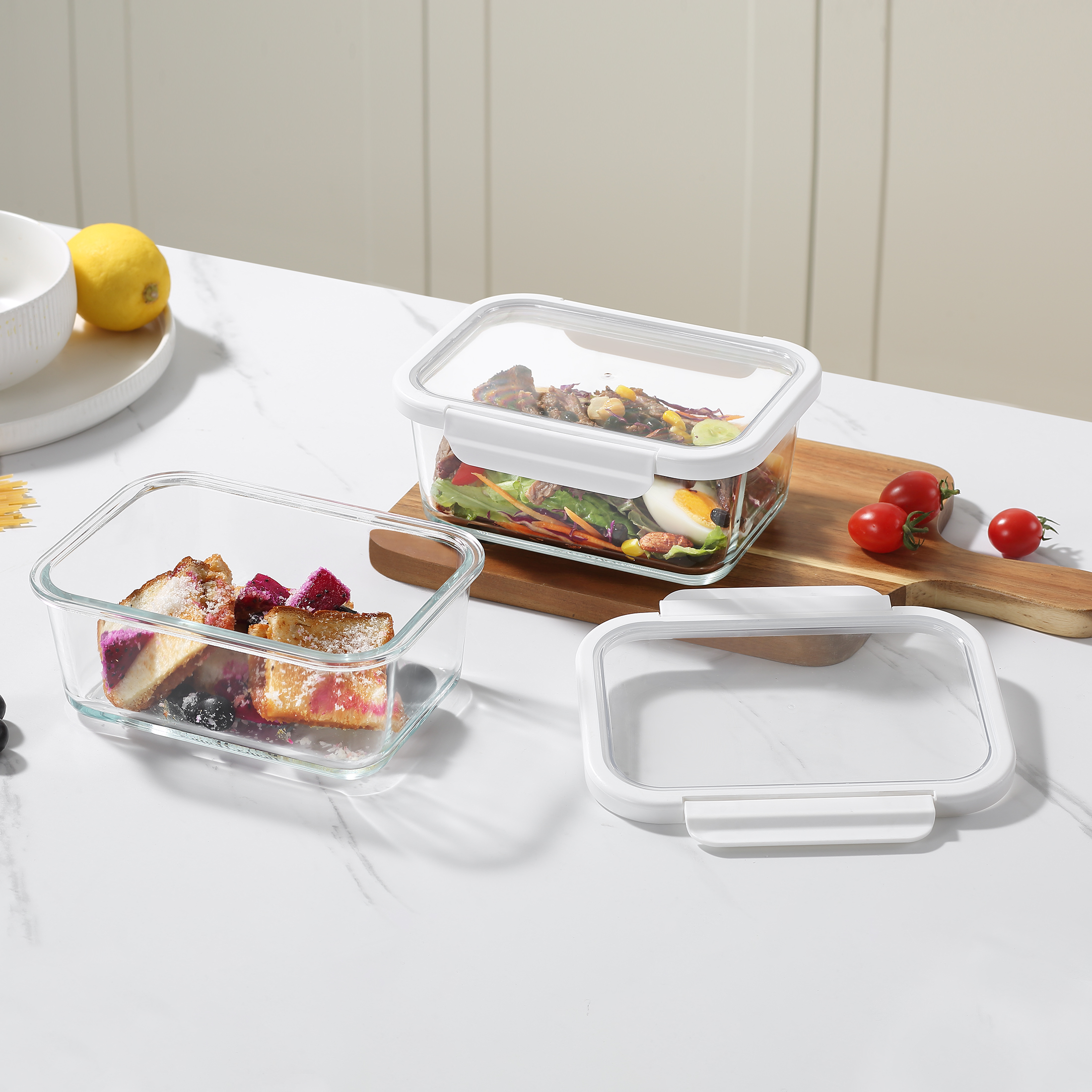 Better Homes & Gardens Rectangle Glass Food Storage, Set of 2 photo 4