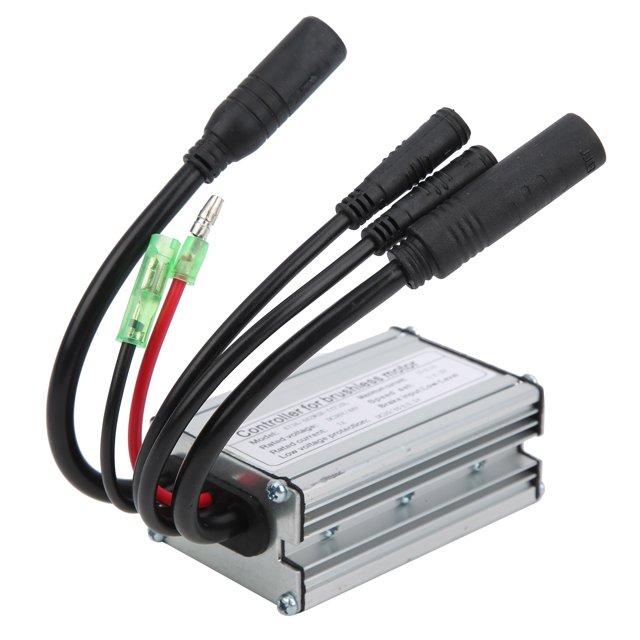 Spptty Motor Controller,6 Tubes 36/48V KT‑15A Waterproof DC Motor Controller with Lamp Line for Electric Bicycle