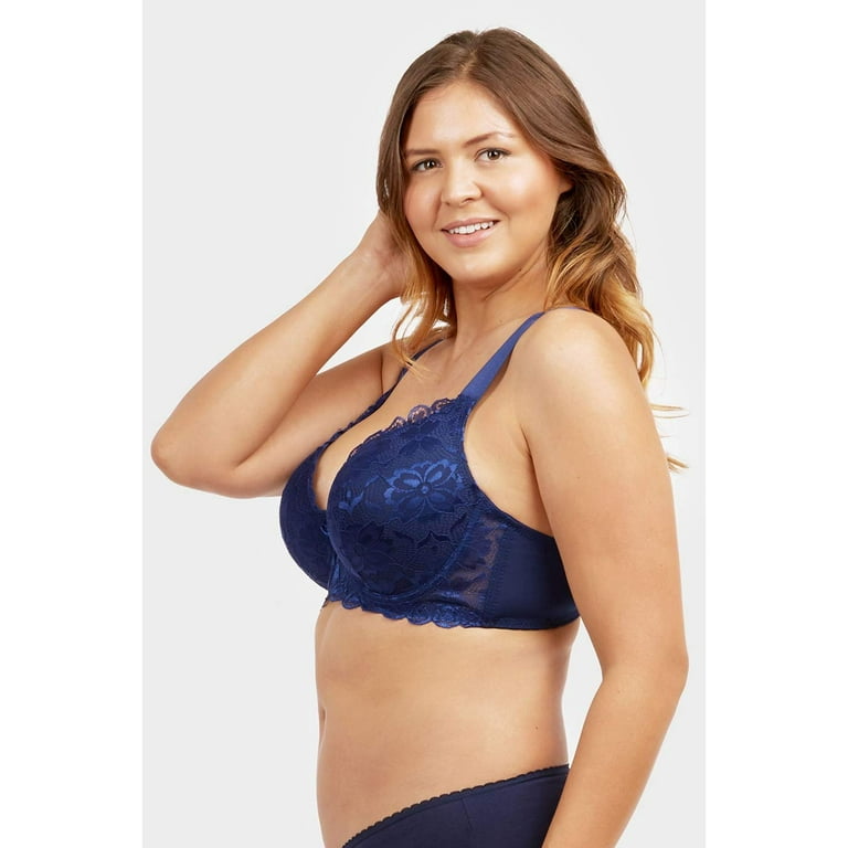 DailyWear Womens Plain Lace Bras (Pack of 6) - Various Styles (42D, 4268LD)