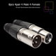 thumbnail image 4 of 8pcs MIC Cable Terminal 4 Male 4 Female 3Pin Microphone Plug for Power Amplifier, 4 of 9