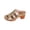 Gold, variant on Women's Wedge Sandals Comfortable Open Toe Casual Dressy Cork Summer Dress Shoes Gold 6