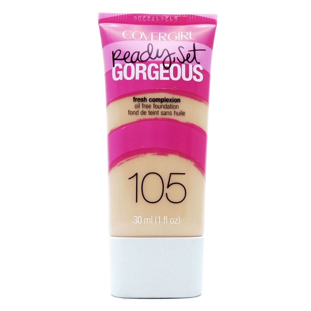 Covergirl Ready, Set Fresh Complexion Oil Free Foundation 105