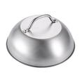 thumbnail image 4 of Tapa de sartén de acero inoxidable, cubierta para sartén, herramienta de cocina, cubierta protectora para hamburguesas y filetes, tapa para olla de, 4 of 8