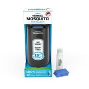Thermacell Patio Shield Mosquito Repellent with 12-Hour Fuel Cartridge and 3 Repellent Mats, Graphite