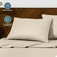 thumbnail image 4 of Bare Home Pillowcase Set - Envelope Closure - Premium 1800 Collection - Double Brushed - Ultra Soft - Standard Size, Sand, 2 Count, 4 of 8