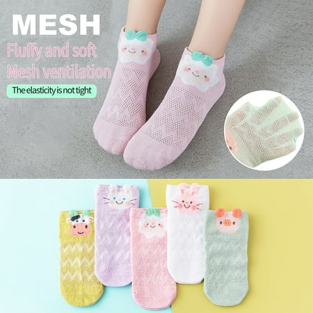 

AURIGATE Clearance! Baby and Toddler Socks Toddler Girls Socks Cozy Breathable Cute Summer Animal Baby Non-slip Socks