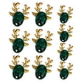 thumbnail image 1 of LNGOOR 10Pcs Christmas Nail Manicure Rhinestone Xmas Cartoon Design Elk Bells Christmas Tree Alloy Rhinestones Nail Accessories, 1 of 7