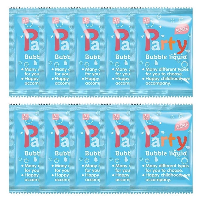Becaristey 10 Pieces Kids Children Fluid Concentrated 10ml Replacement Outdoor Party Ceremony Garden Refill
