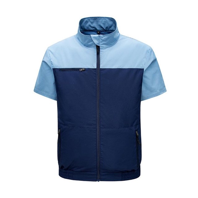 Naiovety Chaleco de aire acondicionado refrescante con ajuste de volumen de aire de tres velocidades y tela resistente al desgaste. Ropa Deportiva, Zapatos azul METRO