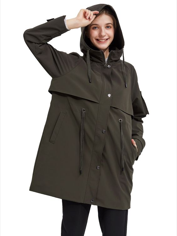 Orolay Women's Double Breasted Long Trench Coat with Belt - image 4 of 5