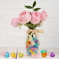 thumbnail image 4 of Topboutique Acrylic Ice Rocks Fake Crushed Ice 600 Pcs Assorted Colors Crystals Gems Crushed Cubes Diamonds Plastic Gems Stones for Vase Filler Table Wedding Home Decor(1.4*0.95cm), 4 of 8