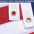 thumbnail image 6 of American Flag 3x5 Ft, USA US Flags Outdoor,220D Oxford Nylon, Heavy Duty Durable, Embroidered Stars, Sewn Stripes and Brass Grommets, 6 of 10