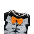 thumbnail image 5 of Kiapeise Baby Boy’s Funny Halloween Printed Long Sleeve Romper with Cap, 5 of 8