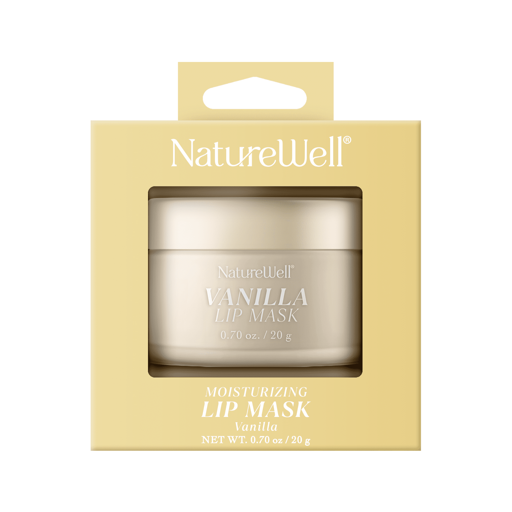 (4 pack) NatureWell Moisturizing Lip Mask, Vanilla, 0.70 oz