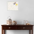 thumbnail image 3 of PinPix 18x15 Custom Cork Bulletin Board White Sand Poster Board Has a Fabric Style Canvas Finish, Framed in White Sand, by ArtToFrames (PinPix-1880), 3 of 5