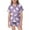 Purple, variant on RMGVDSD Fashion Girls Pajamas Girls' Easter Day Printed Pajamas Short Sleeved Button Down Tops Shorts Sleepwear Set Homewear Pajama Sleepwear Nightwear