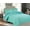 Turquoise, variant on Legacy Decor 3 Pcs Shell & Seahorse Stitched Pinsonic Reversible Lightweight All Season Bedspread Quilt Coverlet Oversize, Purple Color, King Size