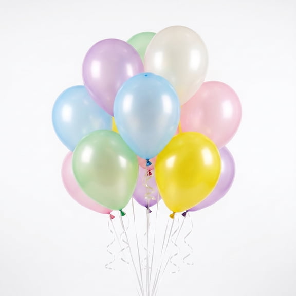 9" Pearl Mix Latex Balloons, 20 Pieces, by Way To Celebrate