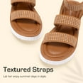thumbnail image 3 of DREAM PAIRS Girls Flatform Wedge Open Toe platform Summer Sandals with Buckle Ankle Strap for Little Kid/Big Kid, 3 of 6