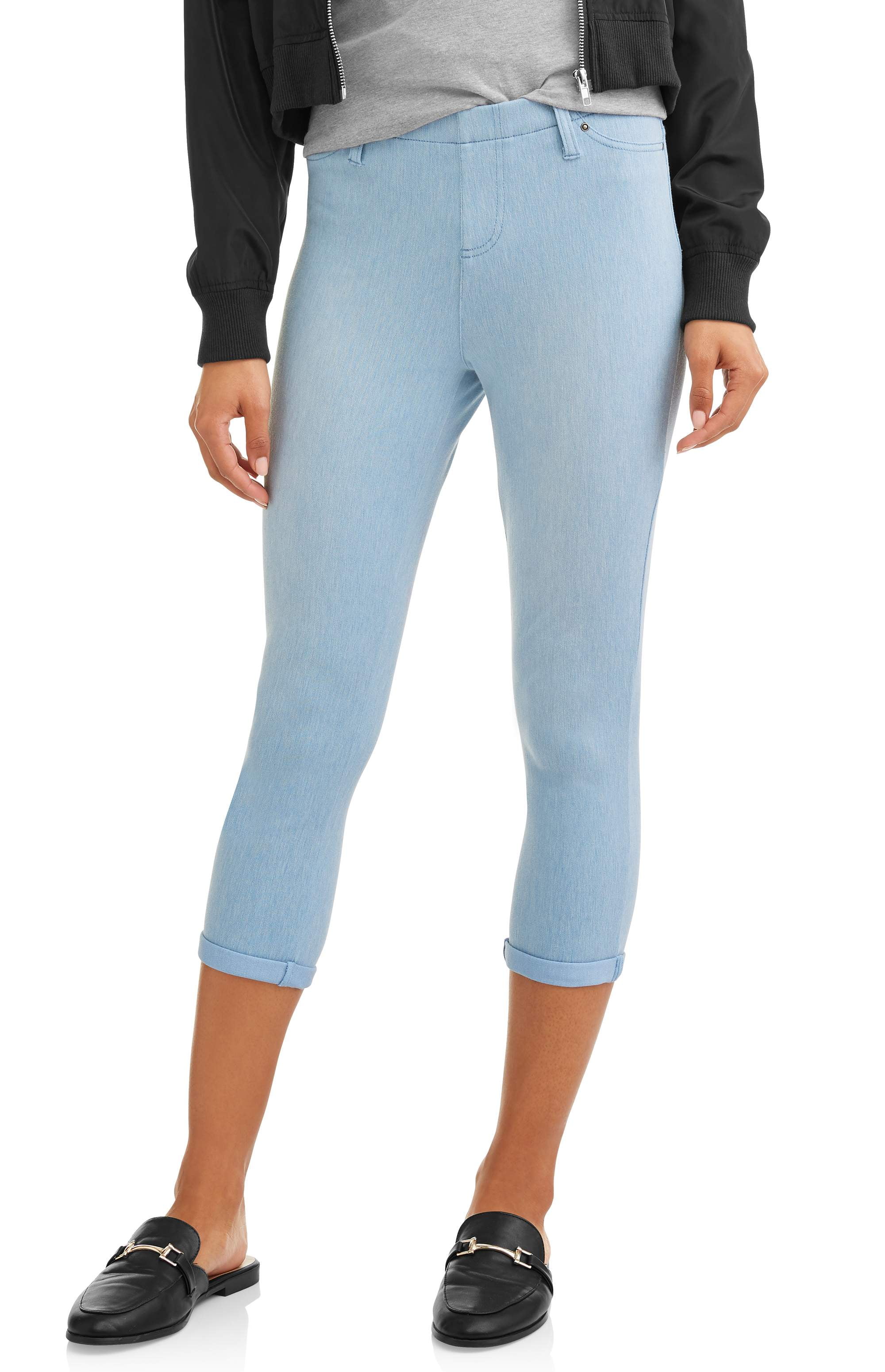 Women's Soft Knit Jegging Capris 