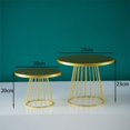 thumbnail image 1 of 2Pcs Metal Cake Stands,8/10 Inch Pillar Style Cupcake Display Stand Dessert Tray Pie Plates for Bakeware, Wedding, Party, 1 of 7